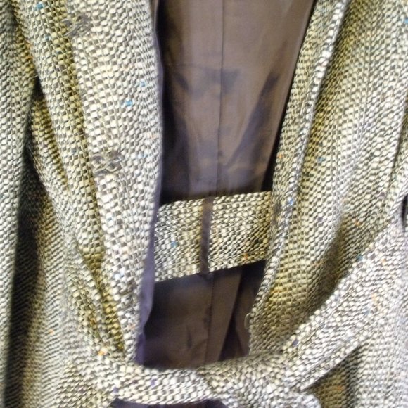 Oscar de la Renta Tweed Belted Blazer - Picture 6 of 6